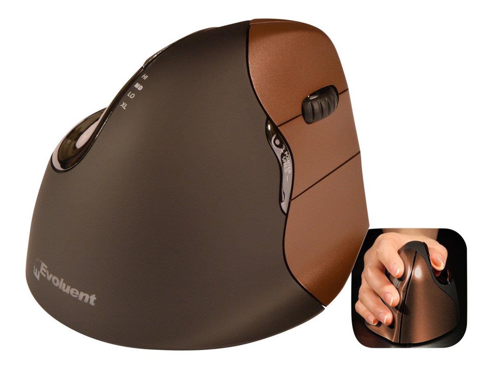 Bakker Elkhuizen Evoluent4 Small Wireless - mouse - Maus () Bakker Elkhuizen Evoluent4 Small Wireless - mouse - Maus ()